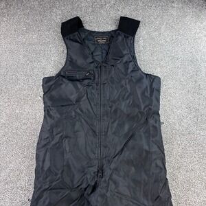 Vintage Yamaha Snow Pants Mens Medium Black Bib Overalls Maxim Wear Insulated